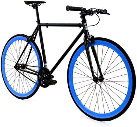 Golden Cycles Single Speed Fixed Gear Bike with Front & Rear Brakes