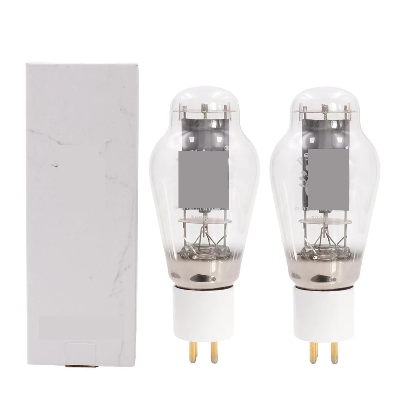 A Pair of HiFi 300B Vacuum Tubes Suitable for Vintage HiFi Audio Tube AMP DIY Upgrade Test Matching(Ceramics)