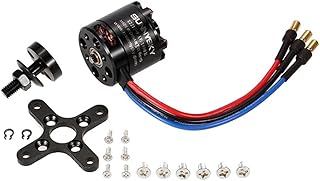 sunnysky X2212 2212 980KV 1400KV 2450KV Brushless Motor 2~4S Lipo 3.17 Shaft Diameter 20-40A ESC for Fixed-Wing Drone and Quadcopter (1400kv)