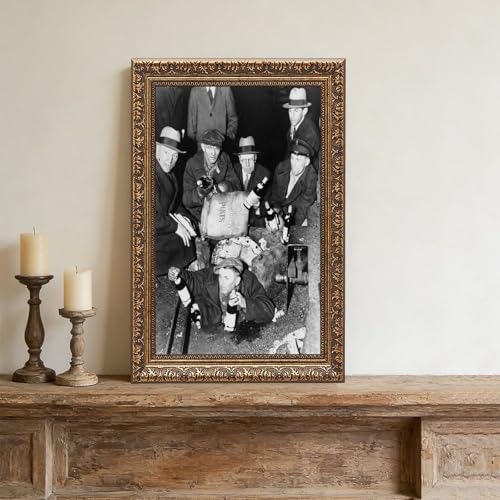 Buste des agents de l'interdiction 1932 impression sur toile déco murale - 4