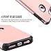 Toobe iPhone 8 Plus 7 Plus Case Ultra Armor Shock Absorbing Heavy Duty Dual Layer Case Protection With Free Scree Protector For iPhone 8 Plus /7 Plus/ iPhone 6S Plus, Cool Pink