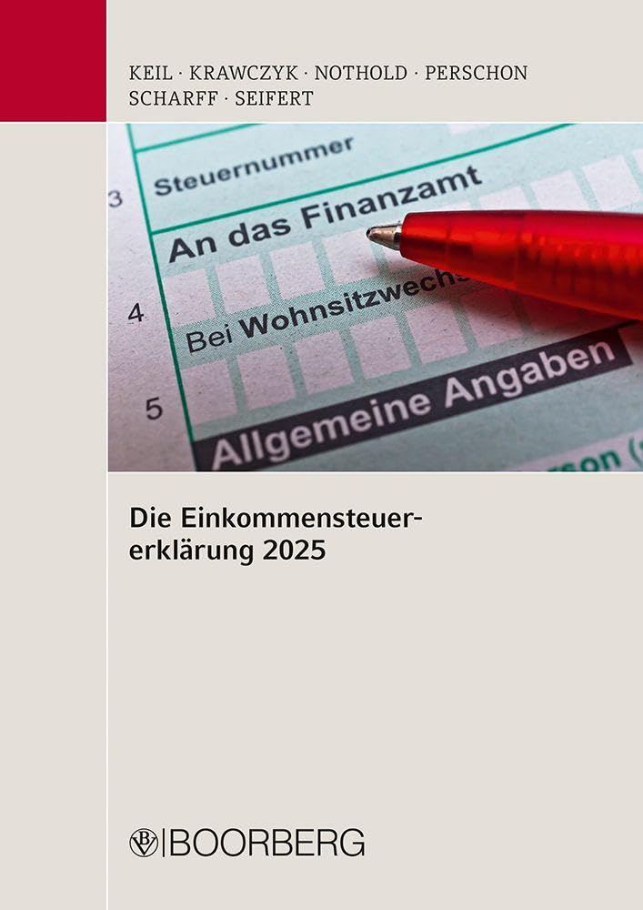 Die Einkommensteuererklärung 2025: Mitarbeiterfortbildung, Stand: November 2025