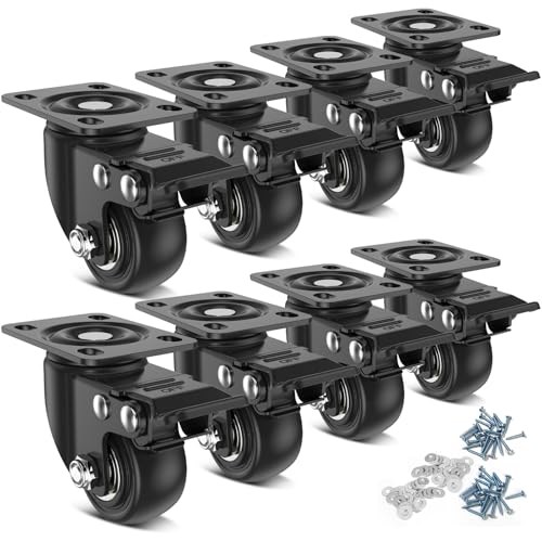Roulettes pivotantes 38 mm Deutnart pour réagencer votre salon facilement