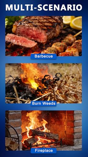 Image of ARTFLAMM Powerful Propane Torch Gun with Detachable Design, Cooking Torch for BBQ, Searing Steak, Campfire, Charcoal Grills & Sous Vide - Flamethrower Blow Torch Lighter (Tank Not Included)