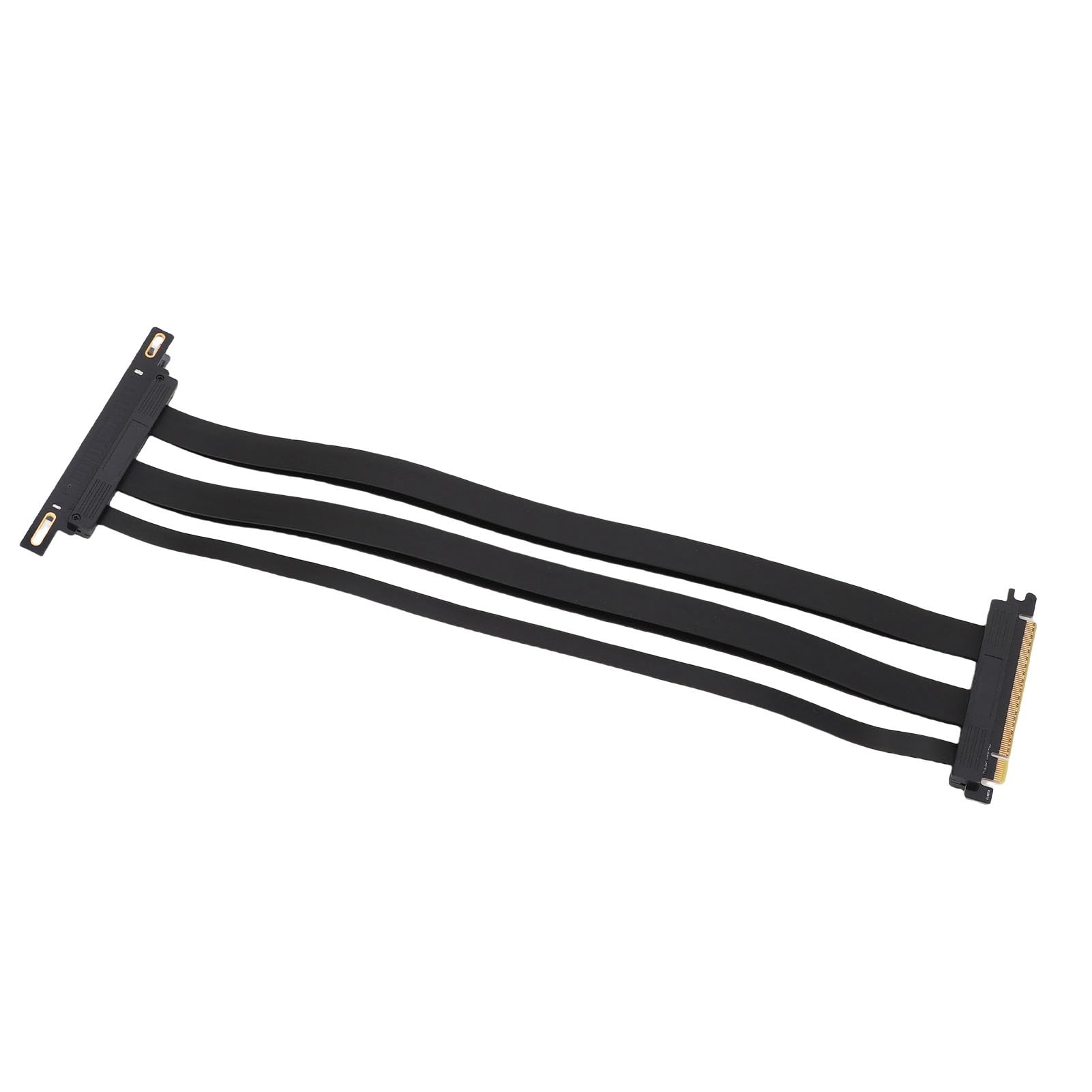 Generic Ekranowany Kabel Riser PCIe 5.0 X16 do RTX 4090 (Ti) Kabel Przedłużający 128 Gb/s do Obudowy Komputera PC Serwer o Małej Przestrzeni ITX Buduje się w Kolorze Czarnym (40cm) (40cm)