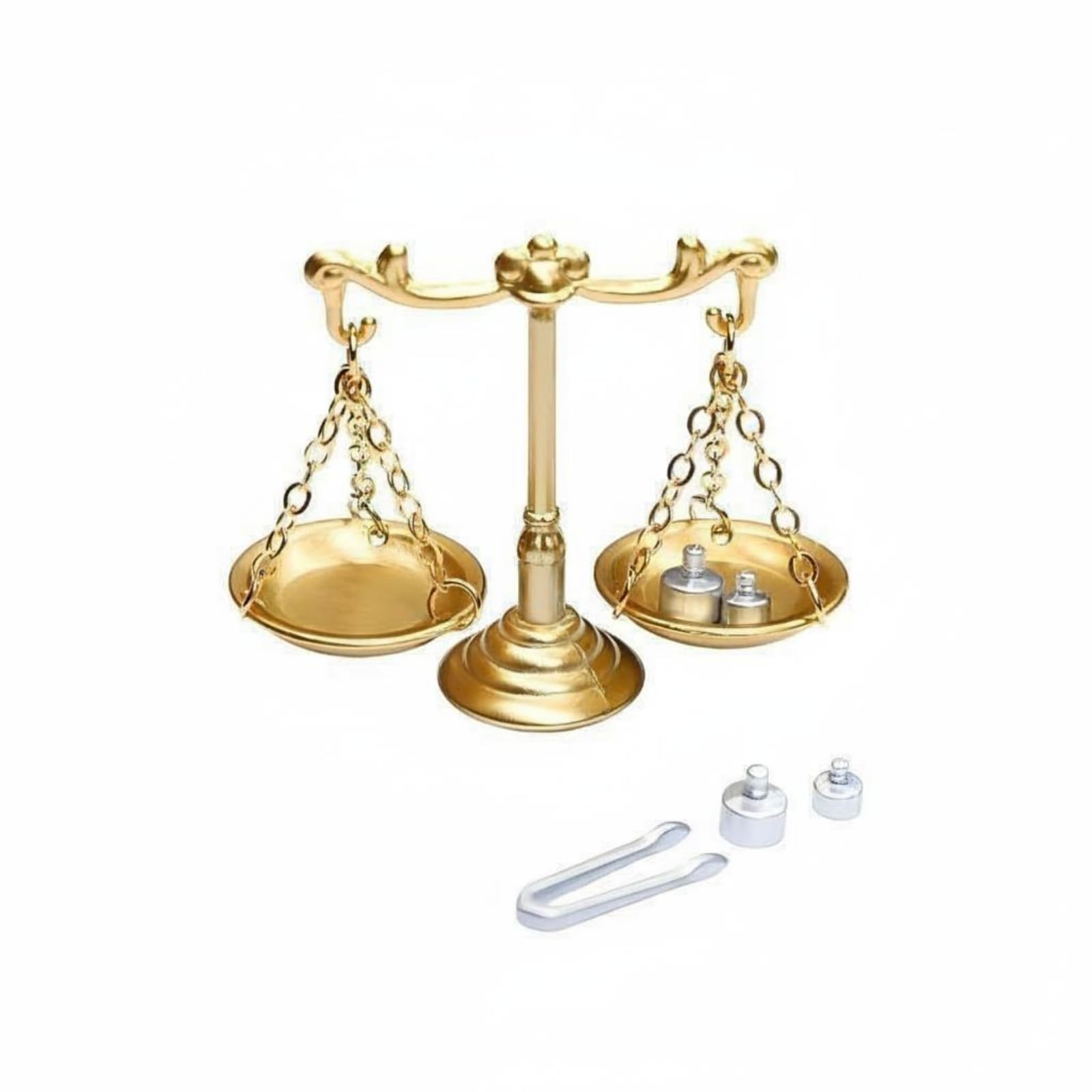 Realistic Feature Retro Balance Balances with Weights Mini Balance Scale Metal Weighing Scale Model, Balance Scale | Scales | Tools Hardware & Locks-image-28