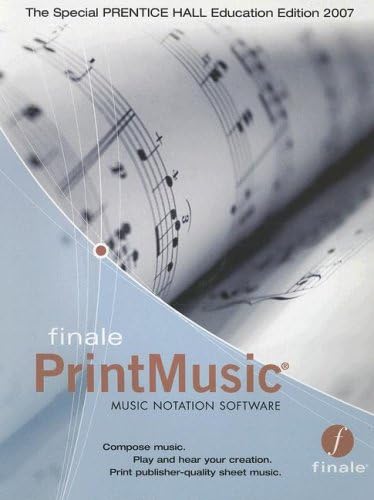 Finale PrintMusic Music Notation Software for Elementary Harmony: Theory and Practice
