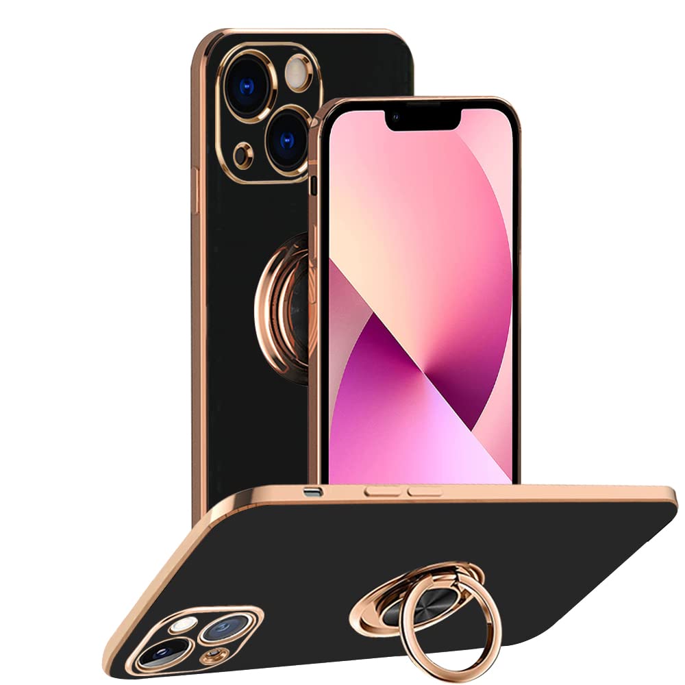 AVIZAR PREMIUM SILICONE MICROFIBRA COVER per iPhone 13 Pro, Nero