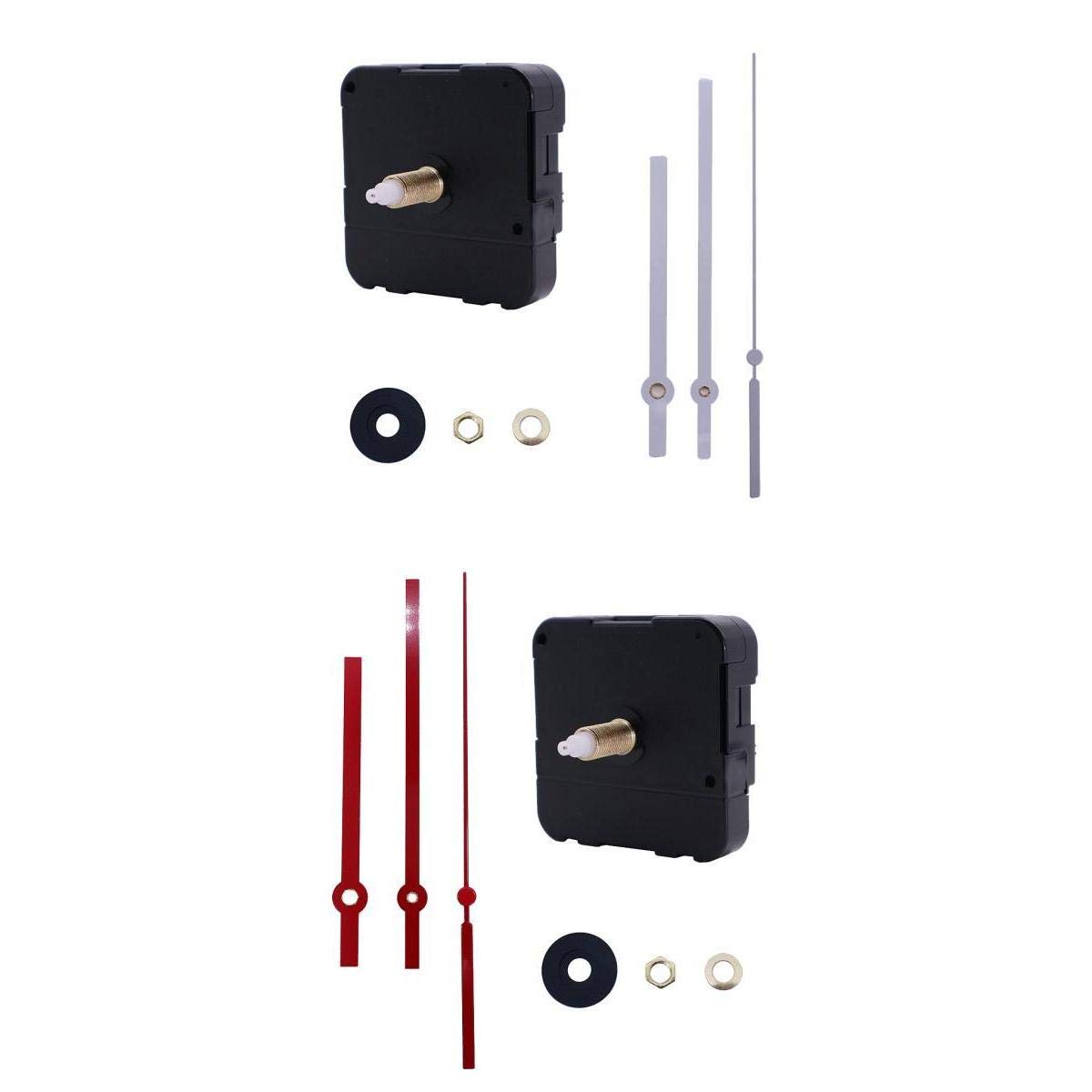 2 Sets Silent Wall Clock Movement with Pointer for DIY and Repair Supply | Other Home Arts & Crafts-image-26