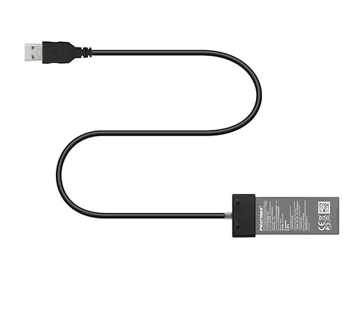 TELLO Cable de carga rápida USB para DJI Tello Drone carga el cargador de forma individual en cualquier lugar con un puerto USB negro