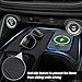 TOPINSTALL Silicone Wireless Charging Anti-Slip Mat Compatible with Toyota Grand Highlander 2024 2025 Accessories, Premium Waterproof Protective Pad Center Console Phone Charger Liner Black