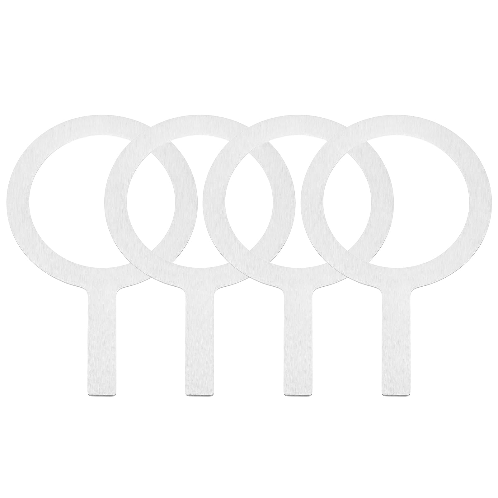 Anillos de acero inoxidable de 105 mm para bordes limpios en tazas de té y café