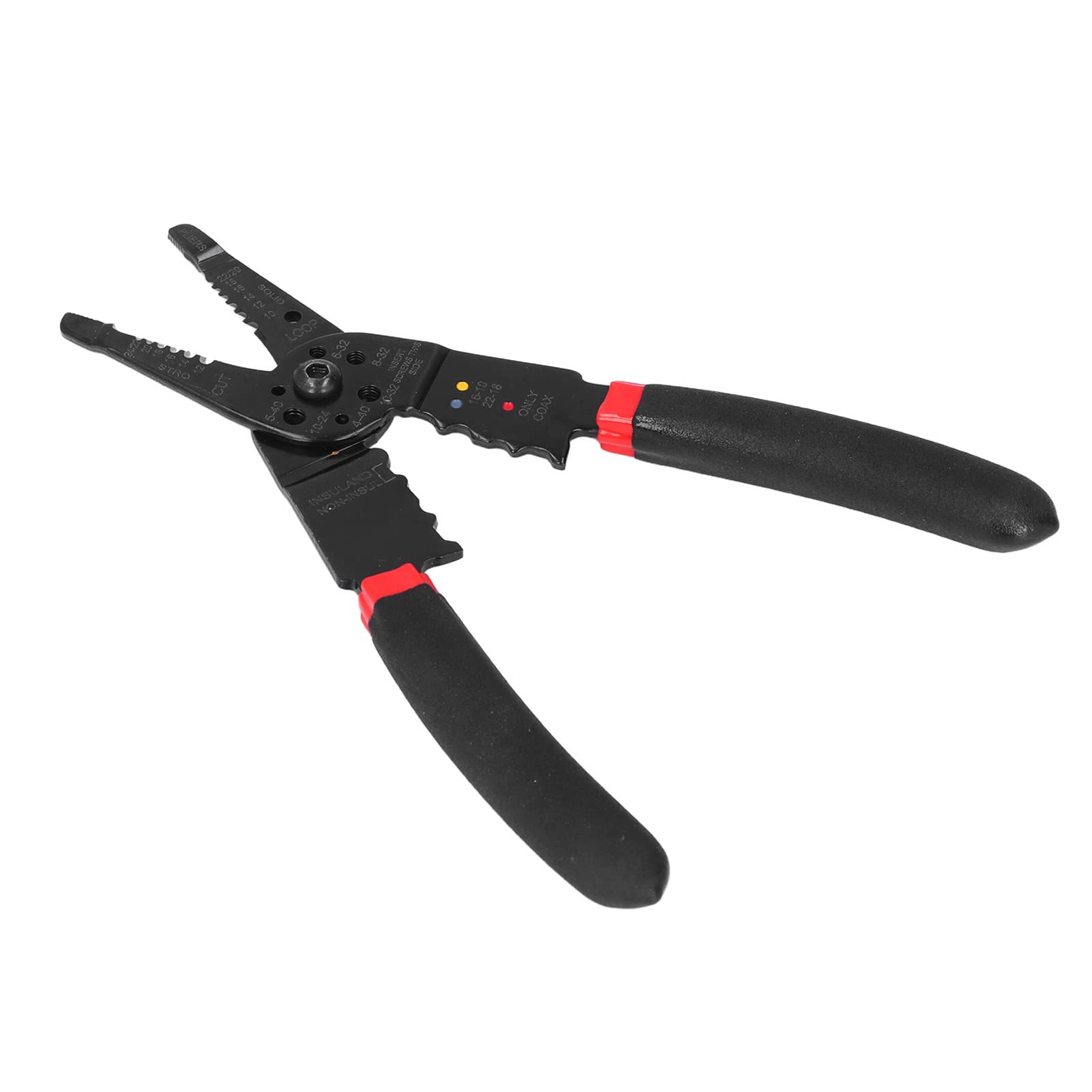 Wire Stripping Tool, Comfortable Grip Neat Incision Ergonomic Design Stripping Crimping Tool for Small Agricultural Machinery for Industry