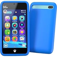 MOMILLA Kids Toys Smart Phone with 3.97\u201DScreen for Kids Boys Age 3-10, Girls Toys with Dual Camera Stickers, Toddler Learning Play Smartphone, 16 GB Storage Cell Phone