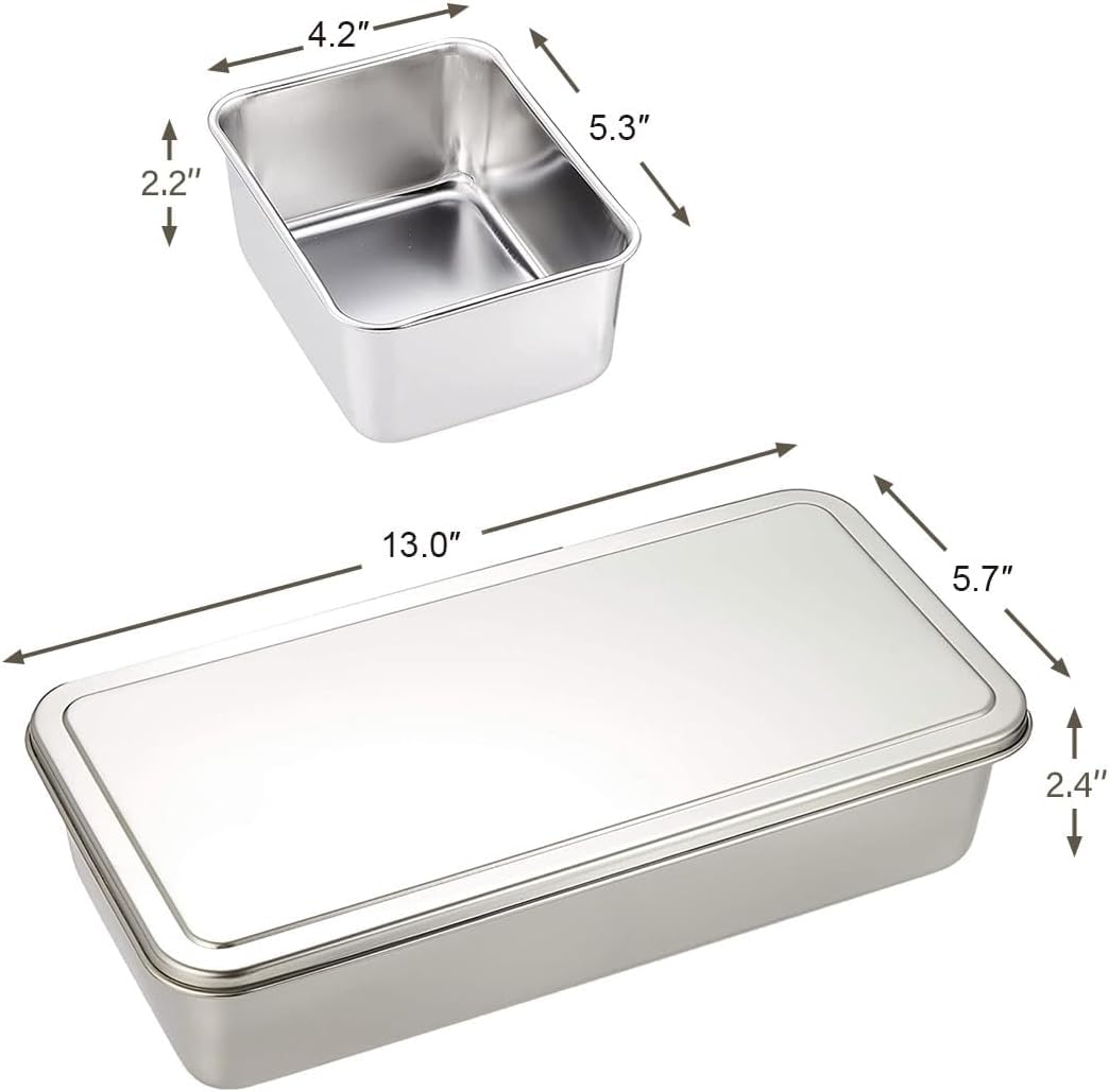 TIKUSAN Yakumi - Contenitore per spezie in acciaio inox, con coperchio, misura media, prodotto in Giappone (3 contenitori)