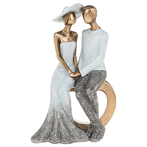 SC Gifts Gran Figura de Resina Fundido en frío Verano Romance Figura Caja 32u00a0cm