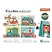 Mudpuppy Transportation 4-in-A-Box Puzzle Set, 12