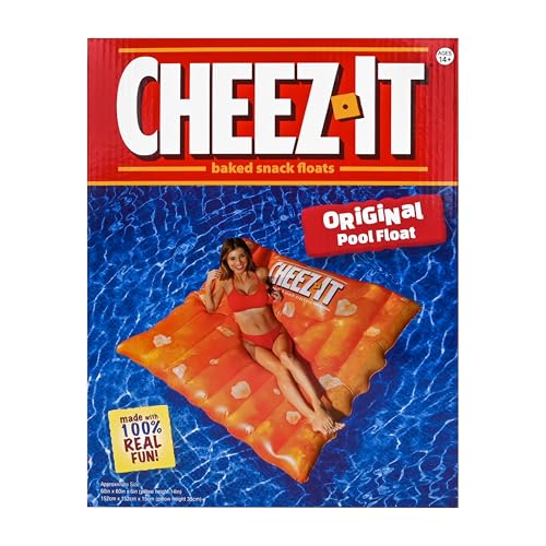 image for Sunny Days Entertainment Giant Cheez-It Pool Float – Extra Large Inf