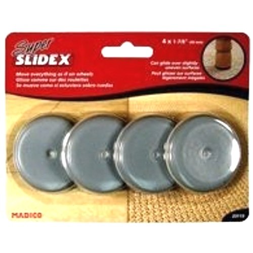 23115 Super Slidex 1.88 In. Round Double Sided Adhesive Tape Grey