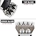 SUNCOO Sheep Shears Farm Large Livestock Animal Electric Clippers Portable Goats Clippers Horse Llama Grooming Support Livestock Shearing Work 350 Watts (Black)