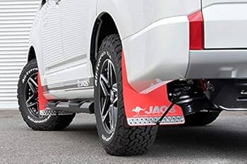 一*茶様 三菱デリカD5現行型JAOS マッドガード レッド Amazon | JAOS マッドガードⅢ フロントリア1台分セット レッド デリカ