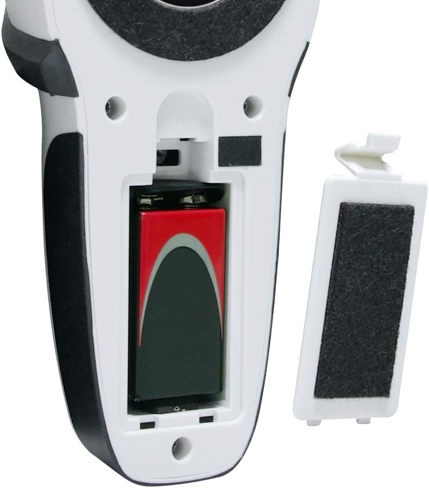 Battery compartment of MultiFinder Plus with 9V battery