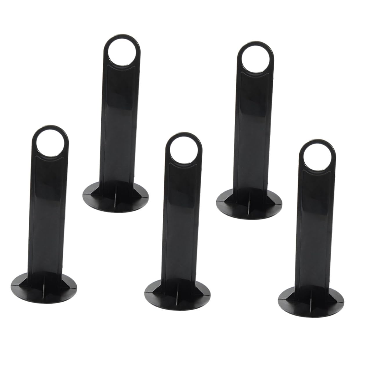 KICHOUSE 5pcs Football Training Sign Dish Plate Holders Soccer Cone Mark Disk Shelf for Roller Skating Skateboarding Football