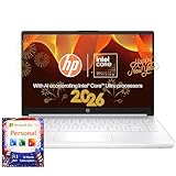 HP 15.6" Laptop with Microsoft 365-1.1TB Storage - 8GB Memory - Intel Inside | Anti-Glare Display, 128GB SSD and 1TB Cloud Storage, 4-Cores CPU, Fast Charge and 12hrs Battery, no Mouse