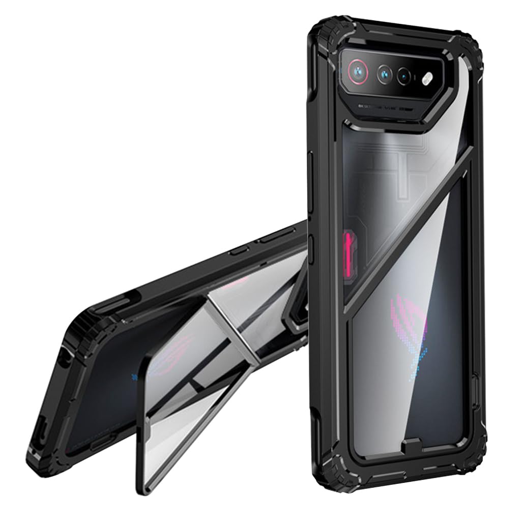 ZORBES® Phone Cover for Asus ROG Phone 7 TPU Framed Phone Cover for Asus ROG Phone 7 Transparent PC Phone Case with Magnet Folding Phone Stand Shockproof 2 in 1 Phone Case for Asus ROG Phone 7 (B0CXHDPK7T) Amazon Price History, Amazon Price Tracker