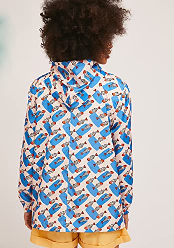 Chaqueta impermeable con cremallera y capucha SS21 COC30 para lluvia talla M L XL 5
