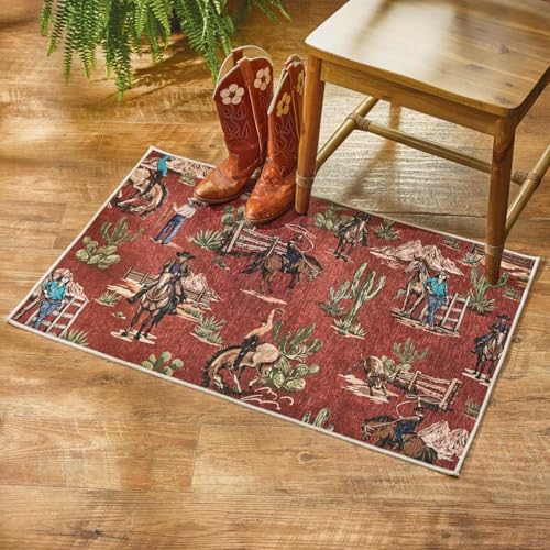 Tapete decorativo Cowboy Toile Western 38x24 pulgadas