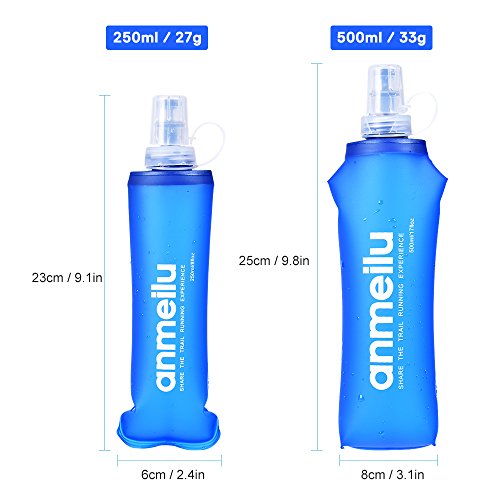 DECDEAL 250 ML / 500 ML TPU Garrafa Macia Água Esporte Ao Ar Livre Ciclismo Correndo Garrafa De Hidr