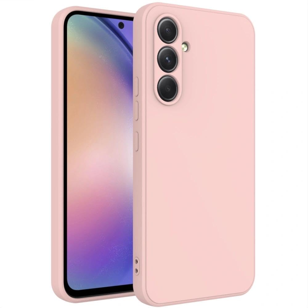 for Samsung Galaxy A17 5G Case Pink, Scratch Resistant with Soft Touch, Slim Thin Phone Cover for Galaxy A17 5G