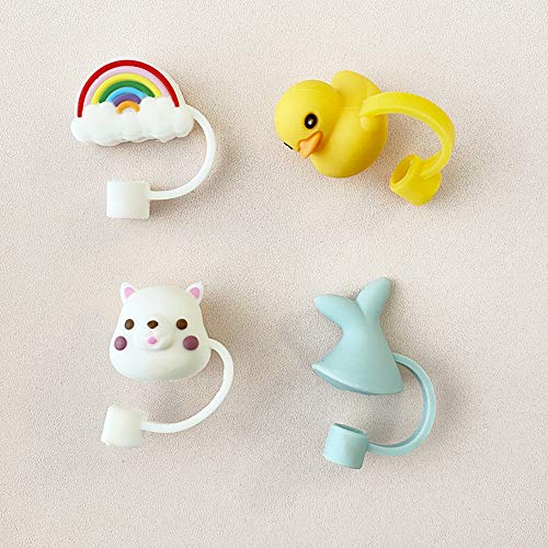 Cubiertas reutilizables de silicona para pitillos, 4 piezas miniatura 2