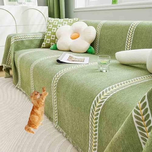 HLTQL Large Waterproof Throws Extra Large Throws for 3 or 4 Seater Settees & Couches - Non-Slip Suitable for Armchairs & Beds (#415 180x130cm)