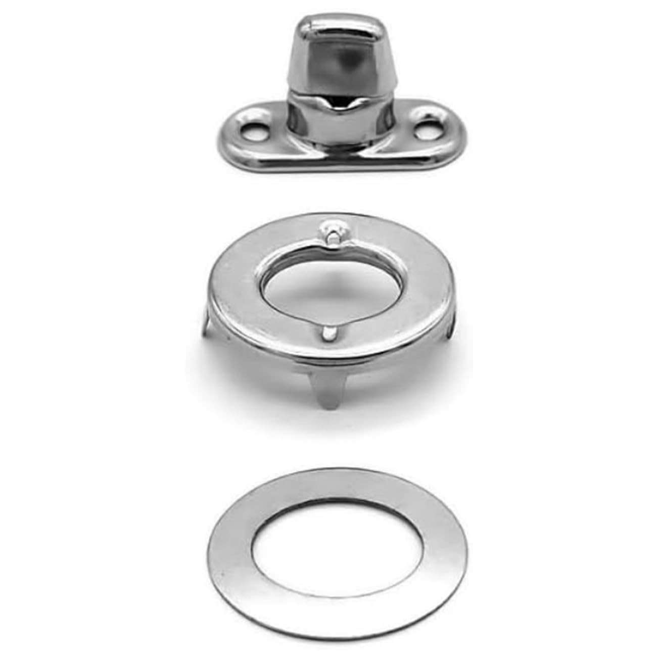 36 Fibbie Regolabili In Acciaio Inox Per Cappelli, Zaini E Cinture (Bronzo, Argento, Nero)