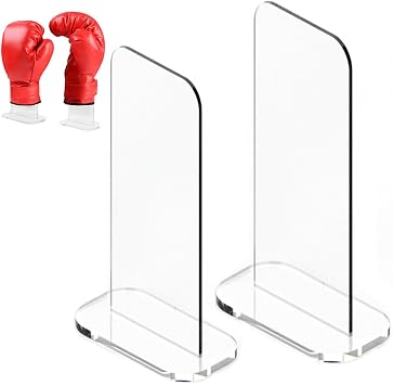 Boxing Glove Stands, Boxing Glove Display Stand, Vertical Boxing Glove Display Stand Baseball Glove Display Stand Clear-1 Pack