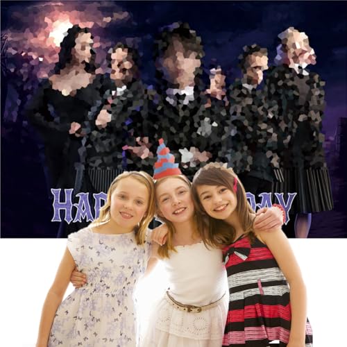 Nesloonp Sfondo a Tema Mercoledì, Happy Birthday