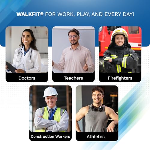 Image of WalkFit Platinum Foot Orthotics Plantar Fasciitis Arch Support Insoles Relieve Foot Back Hip Leg and Knee Pain Improve Balance Alignment (Men 8-8.5 / Women 9-9.5)