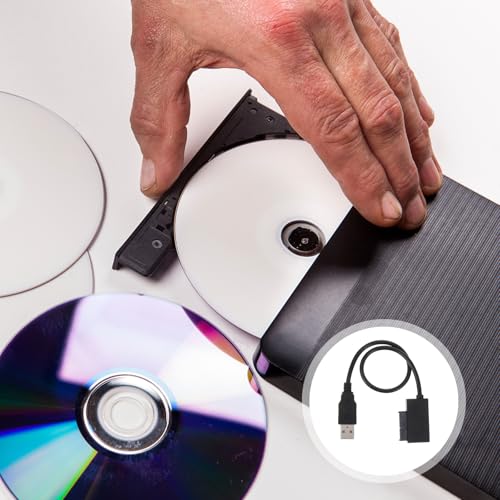 Cable adaptador Serial Ata a USB 2.0 para disco óptico portátil miniatura 4