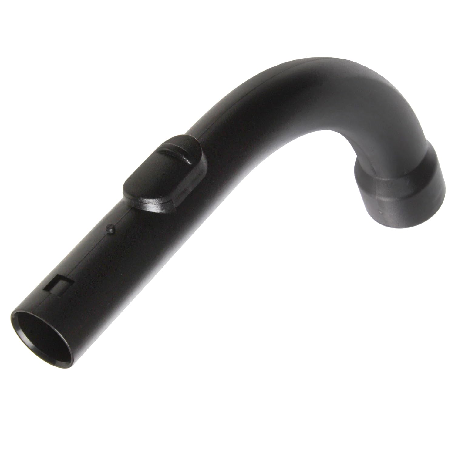 Reliapart 35mm Bent End Handle Connector Compatible for Miele S500 S600 S700 S800 Classic C1 Complete C1 C2 C3 Series Black Plastic Curved Hose Vacuum Hose 5269091 Replacement Part
