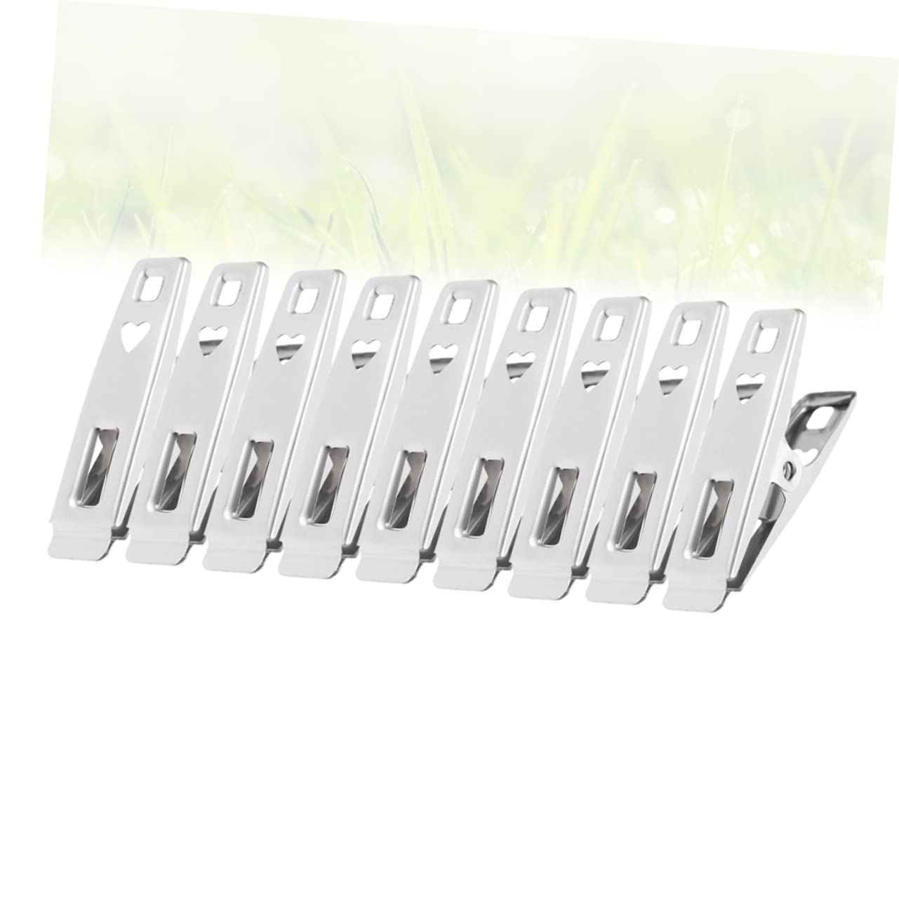 Alipis 100pezzi Mollette Acciaio Inossidabile Antivento Da Clip Multiuso Per Asciugamani e Bucato Resistente e Duratura Per Stendini e Ufficio