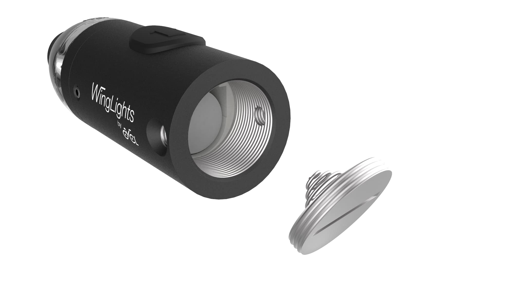CYCL WingLights Next Frecce per Bicicletta e Monopattino Elettrico | ECE 148 R50 Certificazione | E Scooter Indicatori di Direzione | Batteria Caricata | Incorporato Interruttore