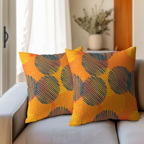 PAKAZA NbVJo[ N₩ȃIW `̉~` A[g  CeA j[N  |bv fUC NX}X Mtg a k 45×45cm   W ze Xܗp ƒp 2Zbg l Jo[ zc