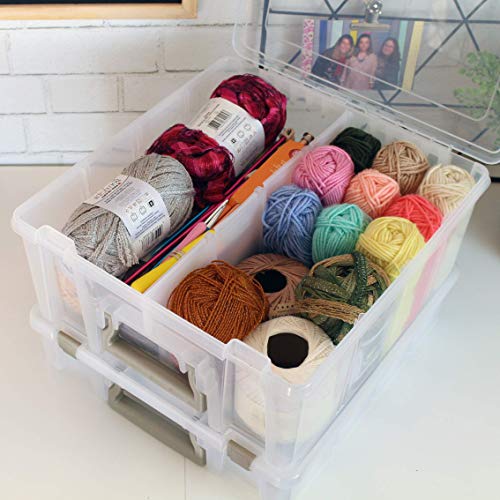 image for ArtBin 6990ZZ Super Satchel Double Deep 3-Pack, Portable Art & Craft O