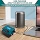 2-Pack USB Akku Adapter für Makita 18V Li-Ion Akkus, Akku Halterung, Power Battery Connector, Mobile Ladegerät-Adapter mit USB und Typ-C Schnellladung Power Wheel Adapter (nur Adapter)