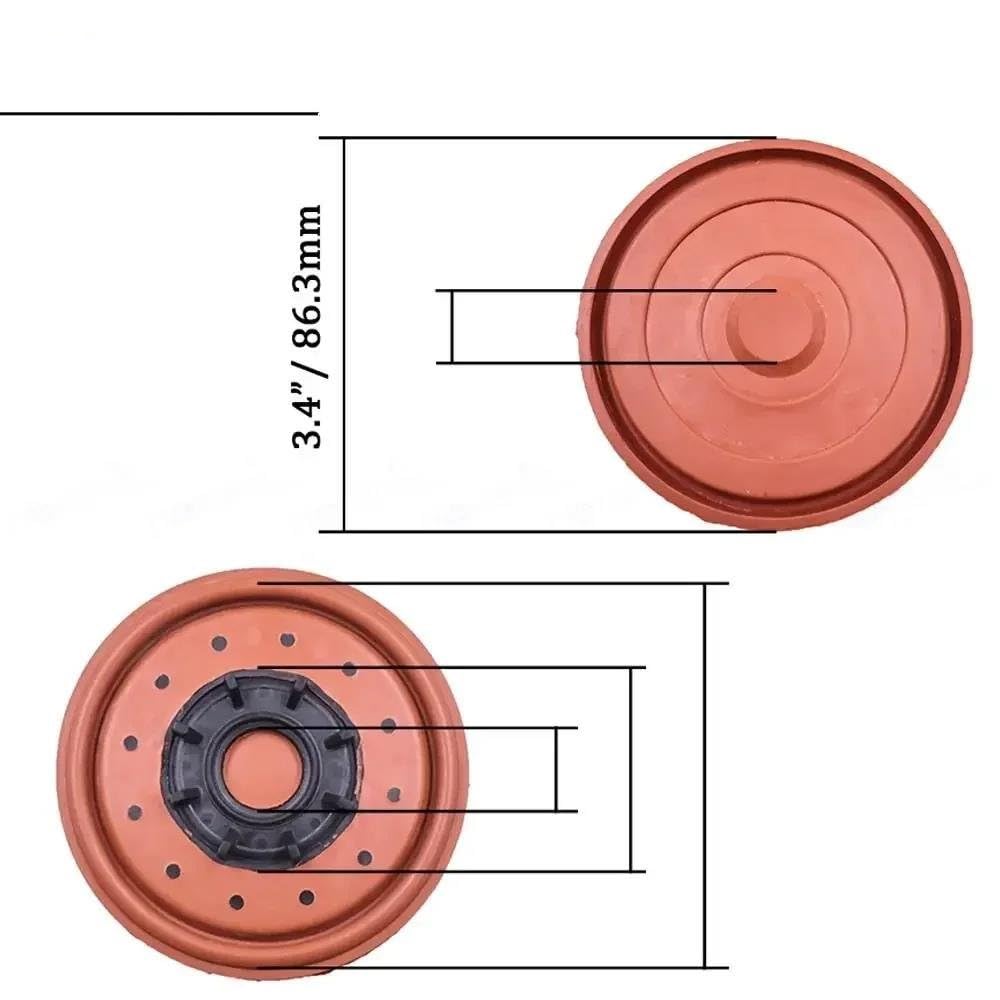 Auto-Zylinderköpfe Ölentlüftungs-Wasserabscheidermembran 036 103 464 AC Für Seat Für VW Für Golf Für Skoda 036103464AC 036103464 036103464AH Ventildeckel Zylinderkopfhaube(5 PCS)