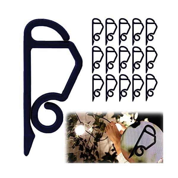 Oruiiju christmas light clip holiday light clip weatherproof outdoor light clip outdoor gutter hook for christmas decoration string light (150pcs, white)
