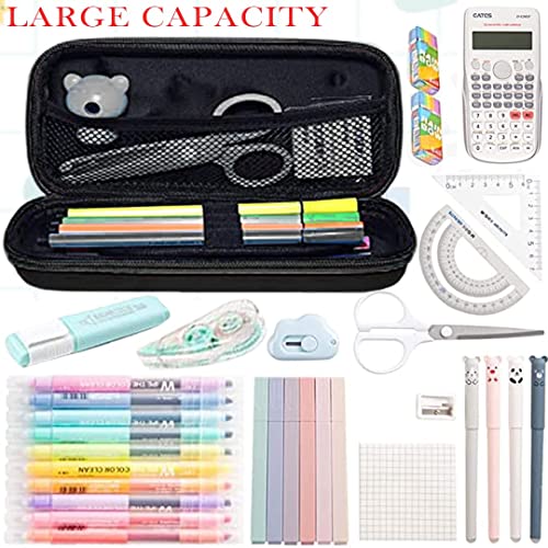 Image of FunBlast Multipurpose Zipper Pencil Case, Pen & Pencil Pouch Bag Case for School Supplies for Kids (Purple)