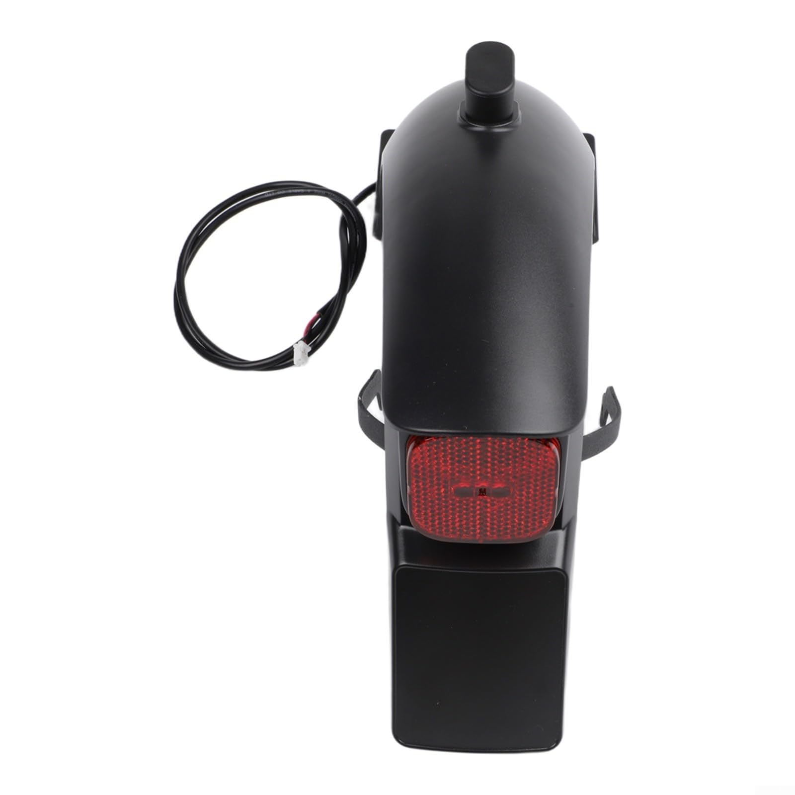 Arrière avec support de feu arrière pour scooter électrique Ninebot E2 et E2 Plus Noir ABS Garde-boue Assemblée Ducktail Design Protection contre l'eau
